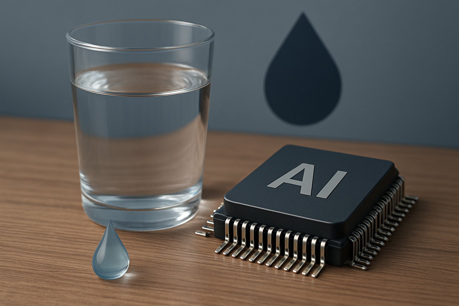 El impacto del consumo de agua en la IA