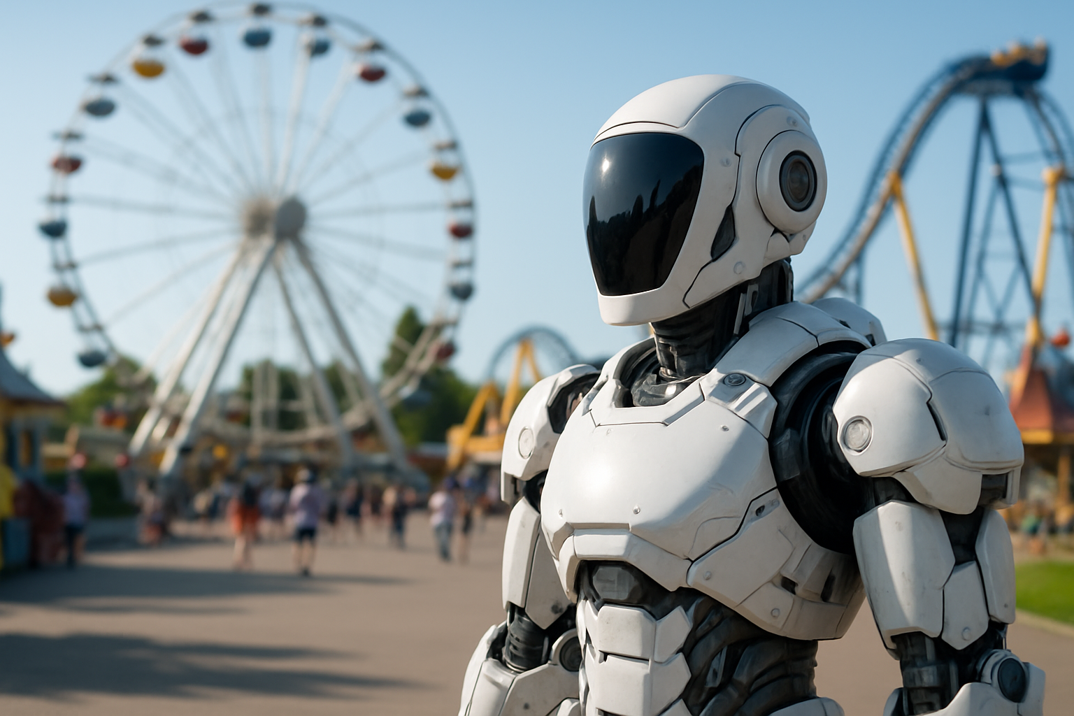 Los robots podrían ser el futuro de los parques temáticos