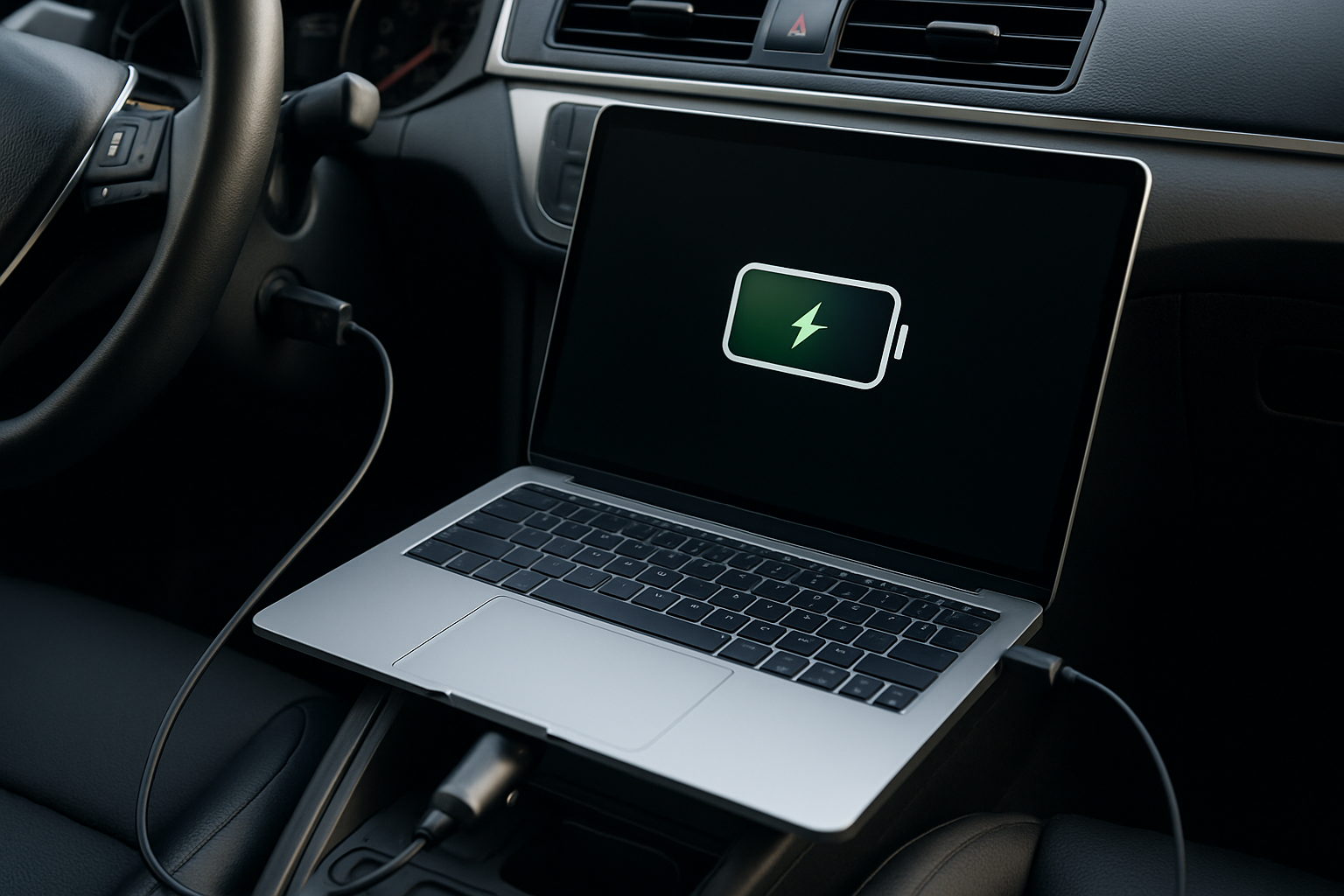 No uses los puertos USB de tu coche para cargar tu laptop