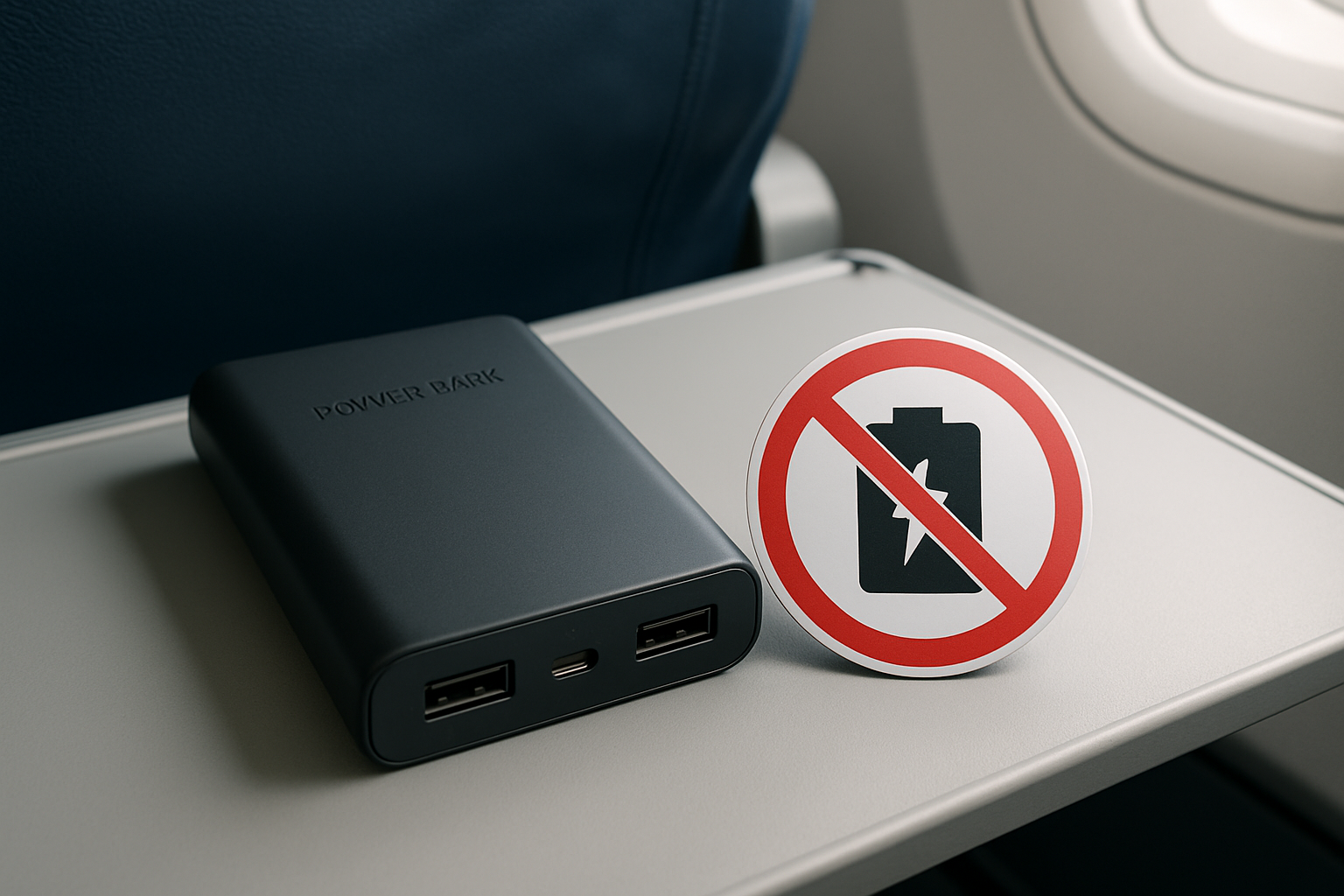Nueva campaña de seguridad sobre cargadores en aviones