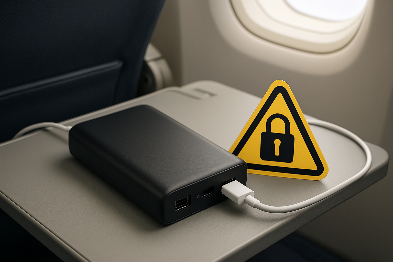 Nueva campaña de seguridad sobre power banks en aviones