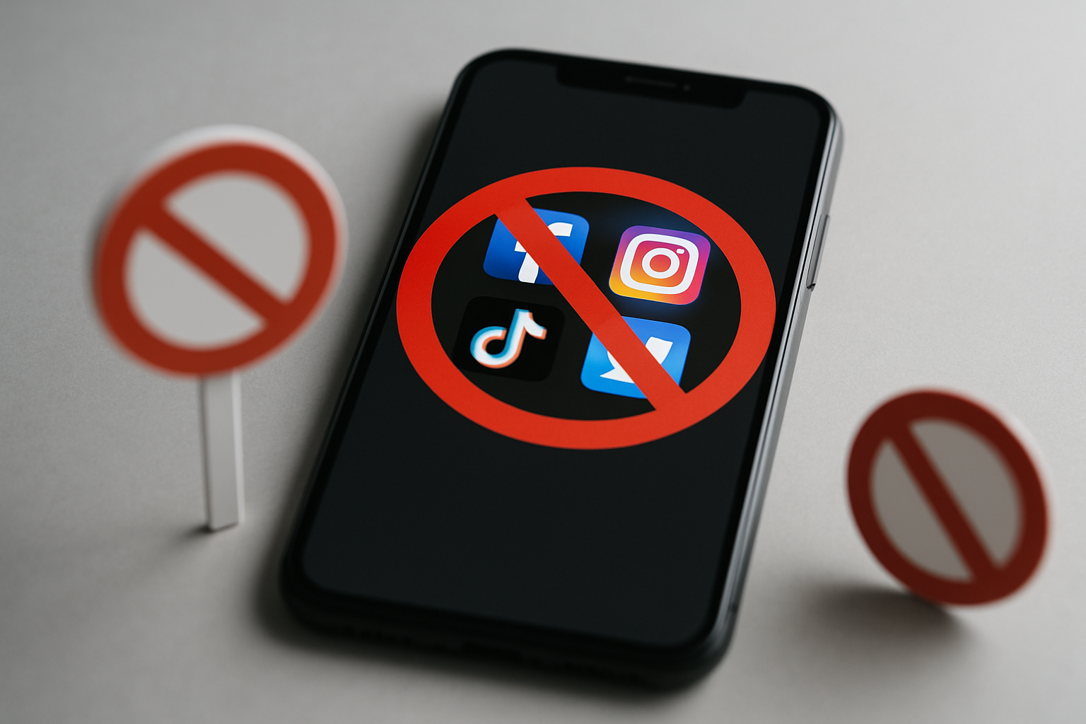 Prohibición de redes sociales para menores de 16 años en 2027