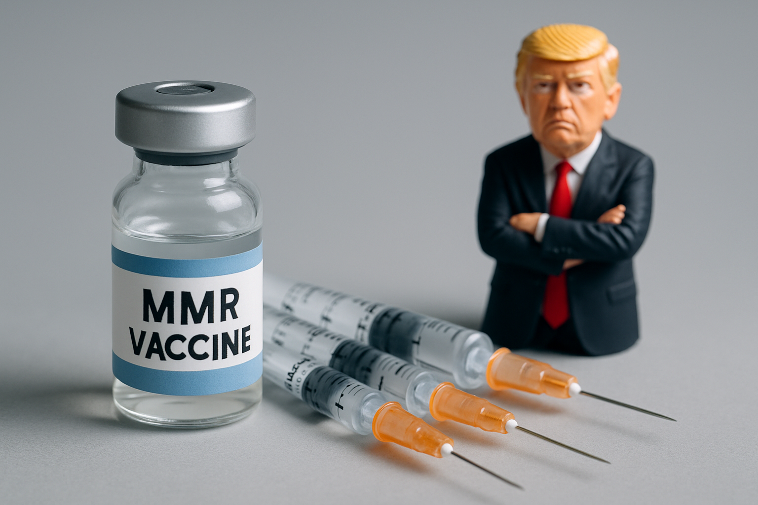 Trump propone dividir la vacuna MMR, Big Pharma la rechaza